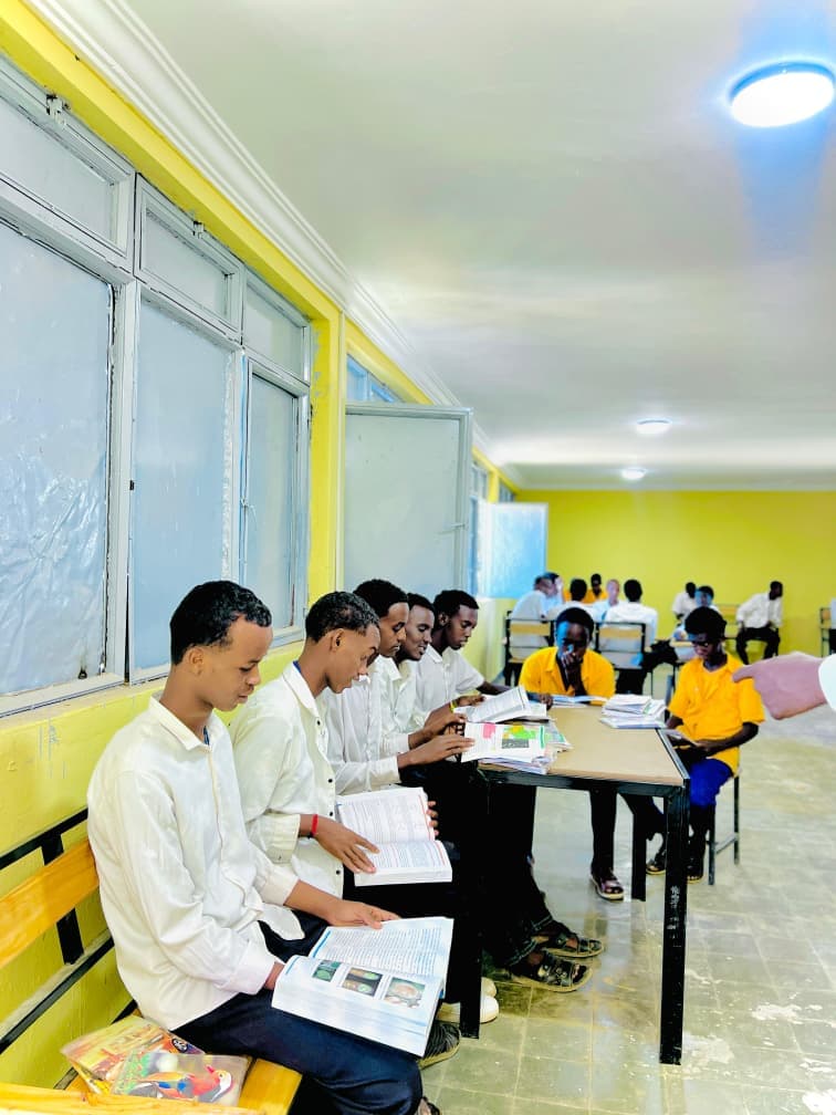 Somali children at school